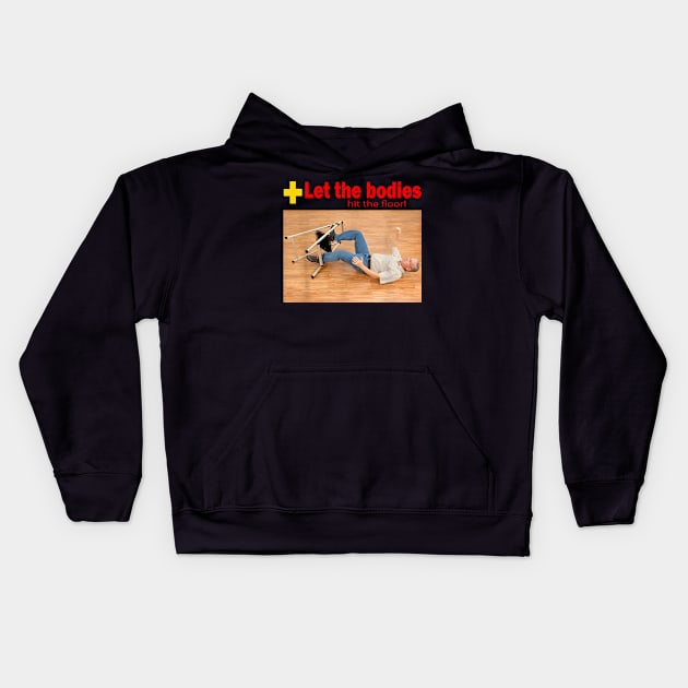 Let the bodies hit the floor Kids Hoodie by LEGO